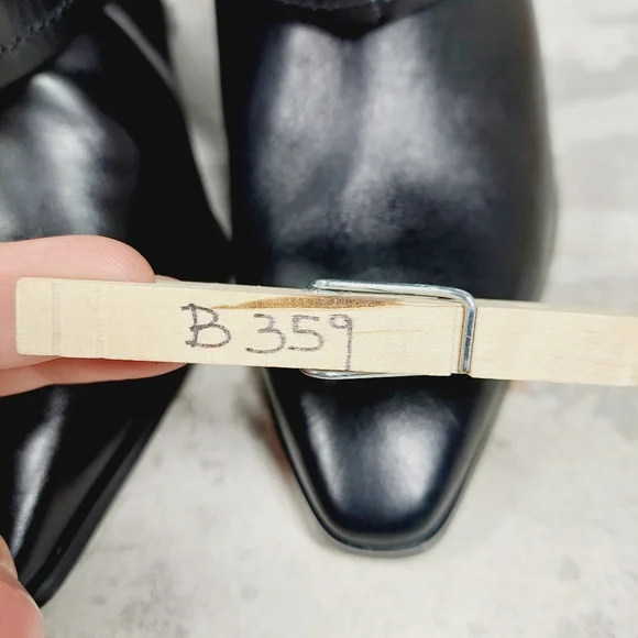 New Vince Camuto Tibani Black Leather Foldover Shaft Knee High Boot B359 - Picture 11 of 11